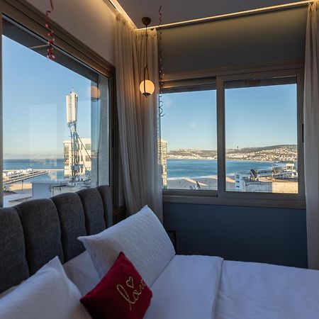 Marina View Residence Luxurious Studio Retreat With Stunning Ocean Views 1 Double Bedroom, 1 Convertible Couch แทนเจียร์ ภายนอก รูปภาพ