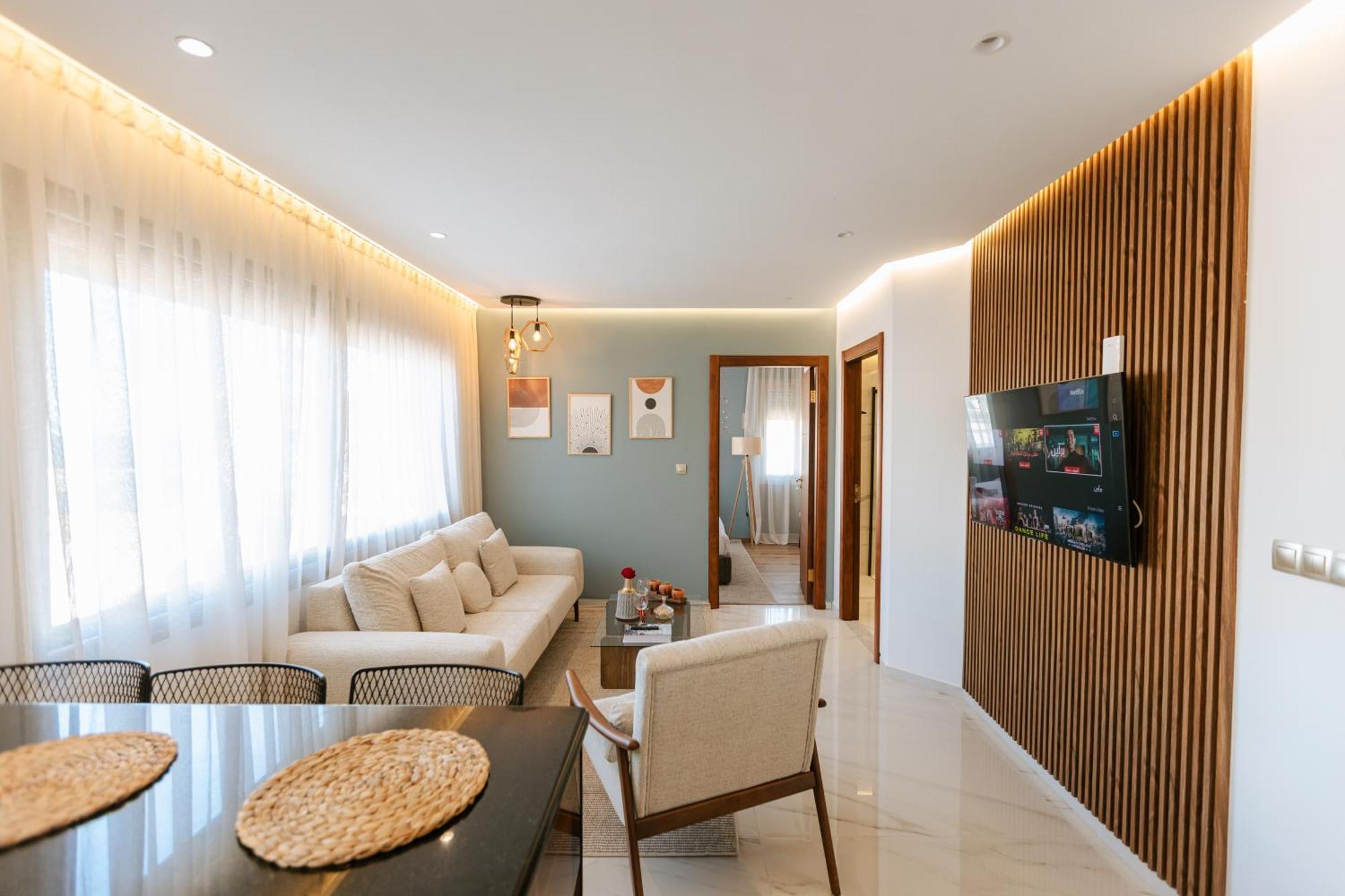 Marina View Residence Luxurious Studio Retreat With Stunning Ocean Views 1 Double Bedroom, 1 Convertible Couch แทนเจียร์ ภายนอก รูปภาพ